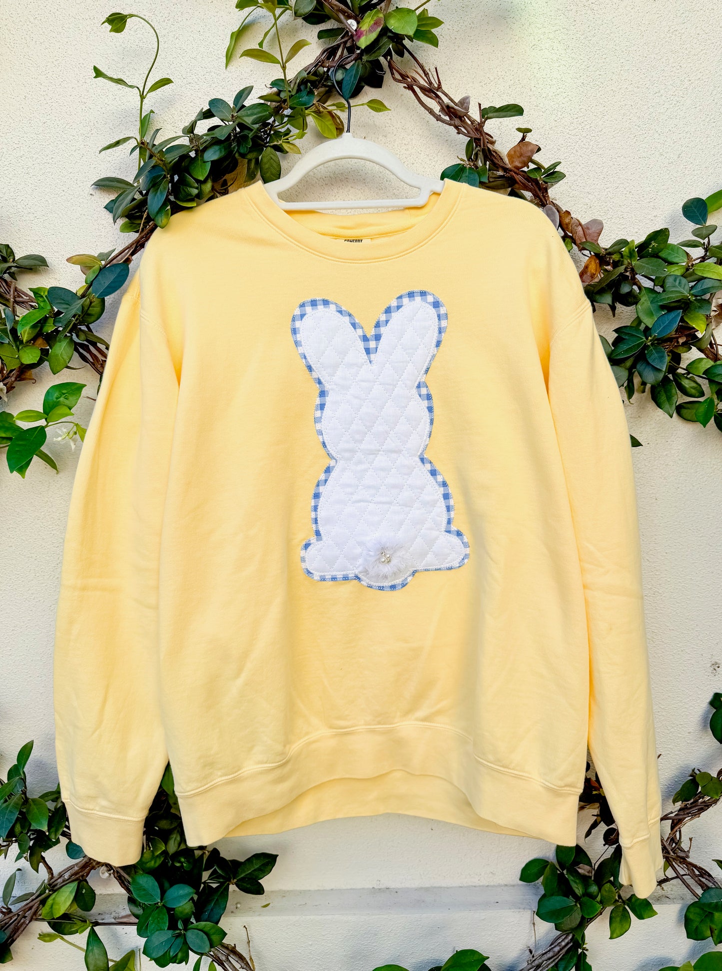 Blue Gingham Bunny