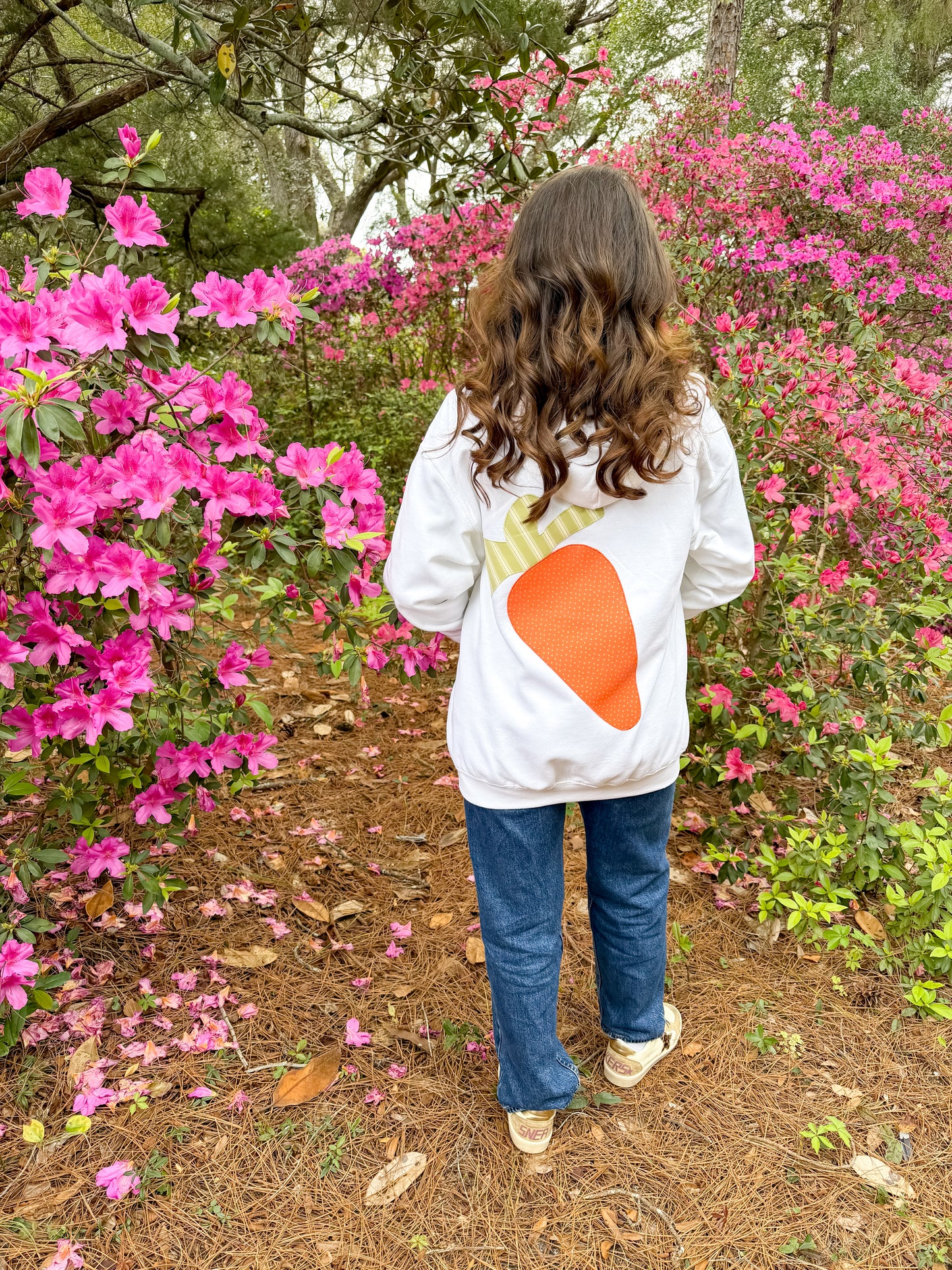 Easter Zip UP (Bunny on front-Carrot on back)