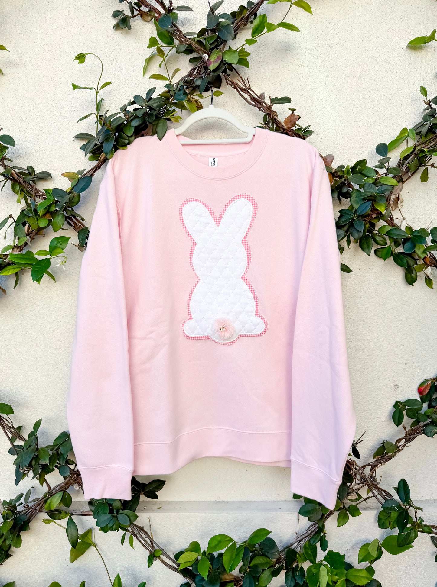 Pink Gingham Bunny