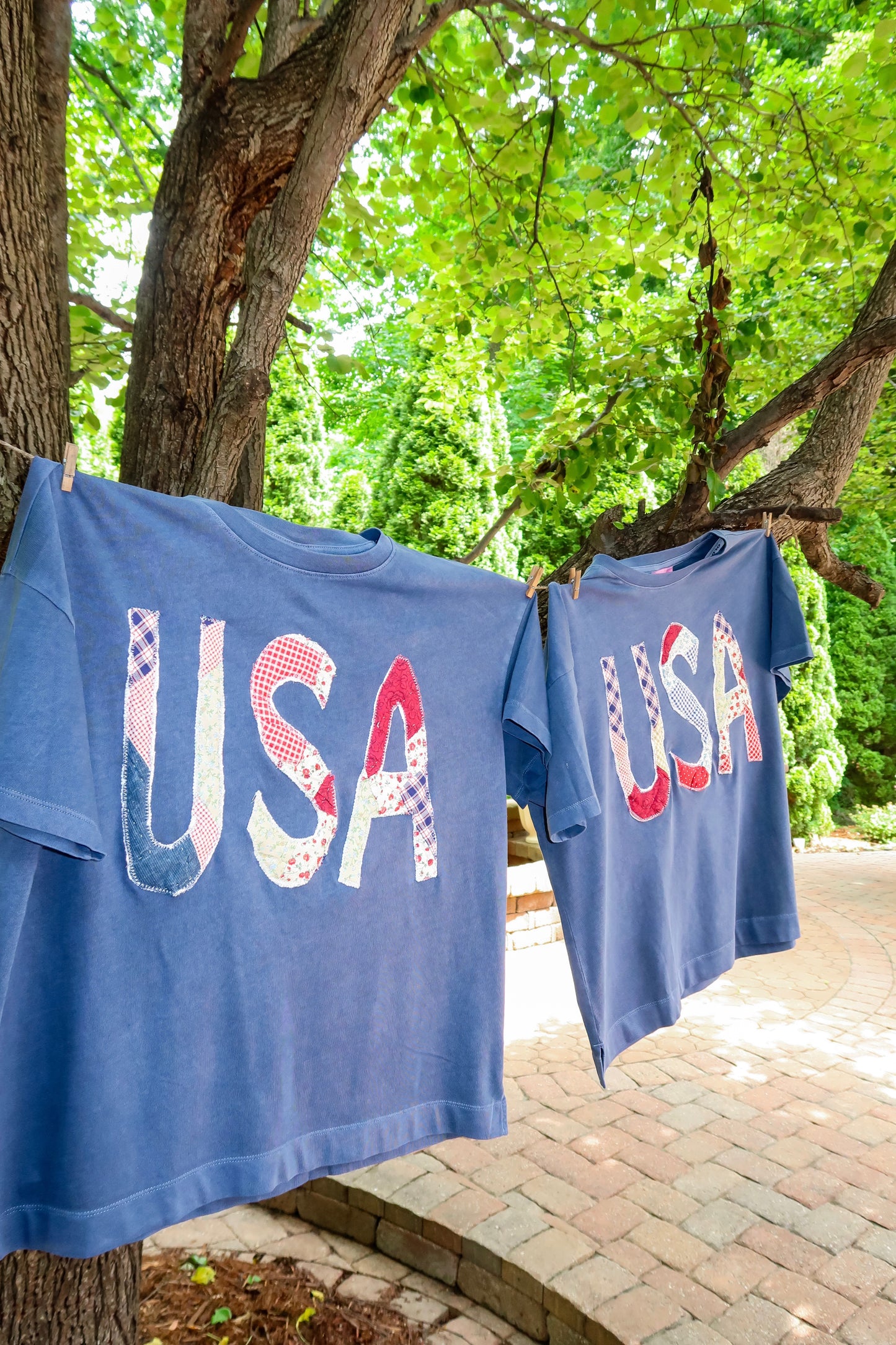 USA Patchwork Tee