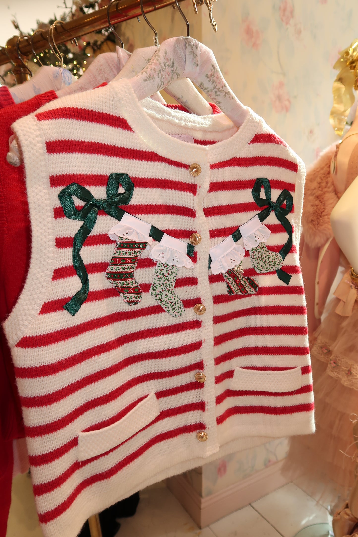 Stocking Striped Vest