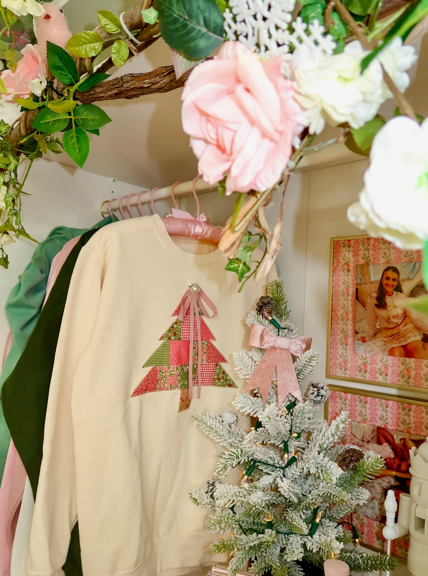 Cream Patchwork Tree