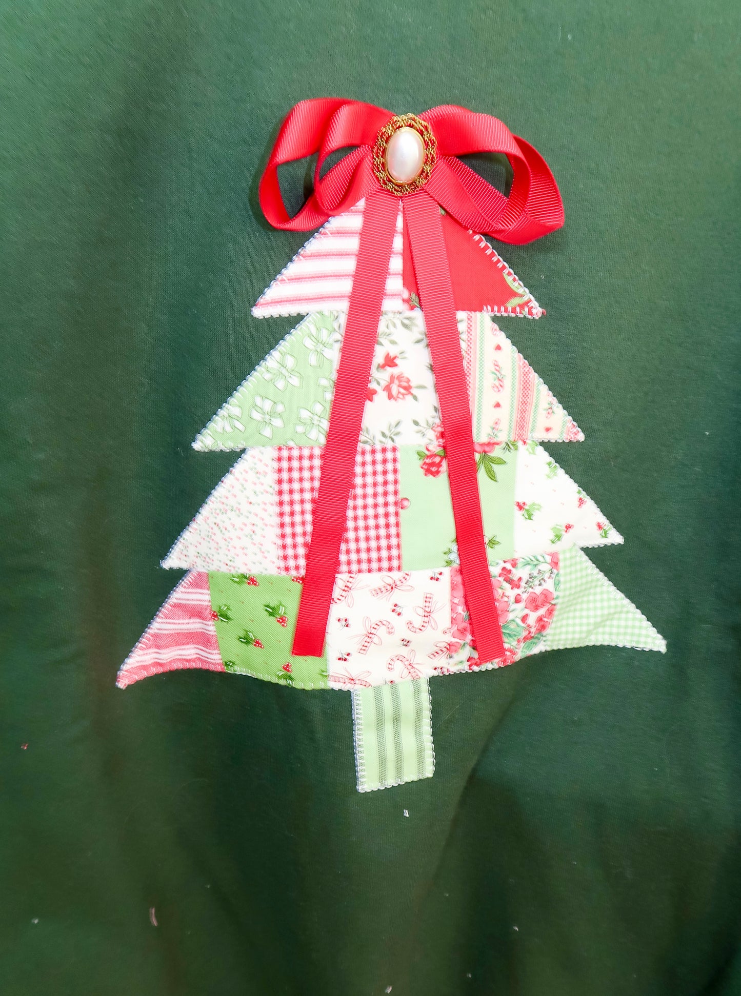 Green Patchwork Tree