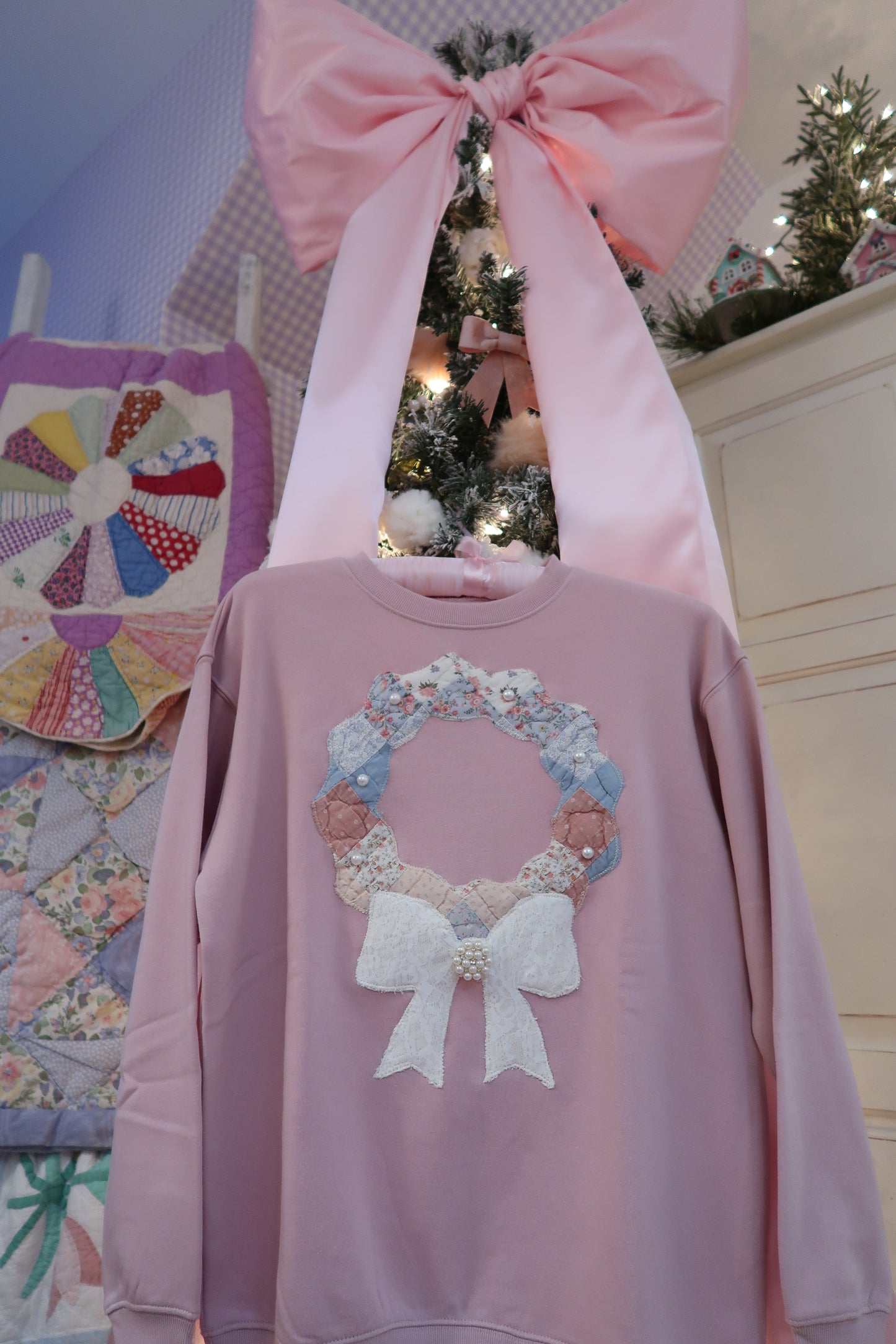 Small Quilted Wreath