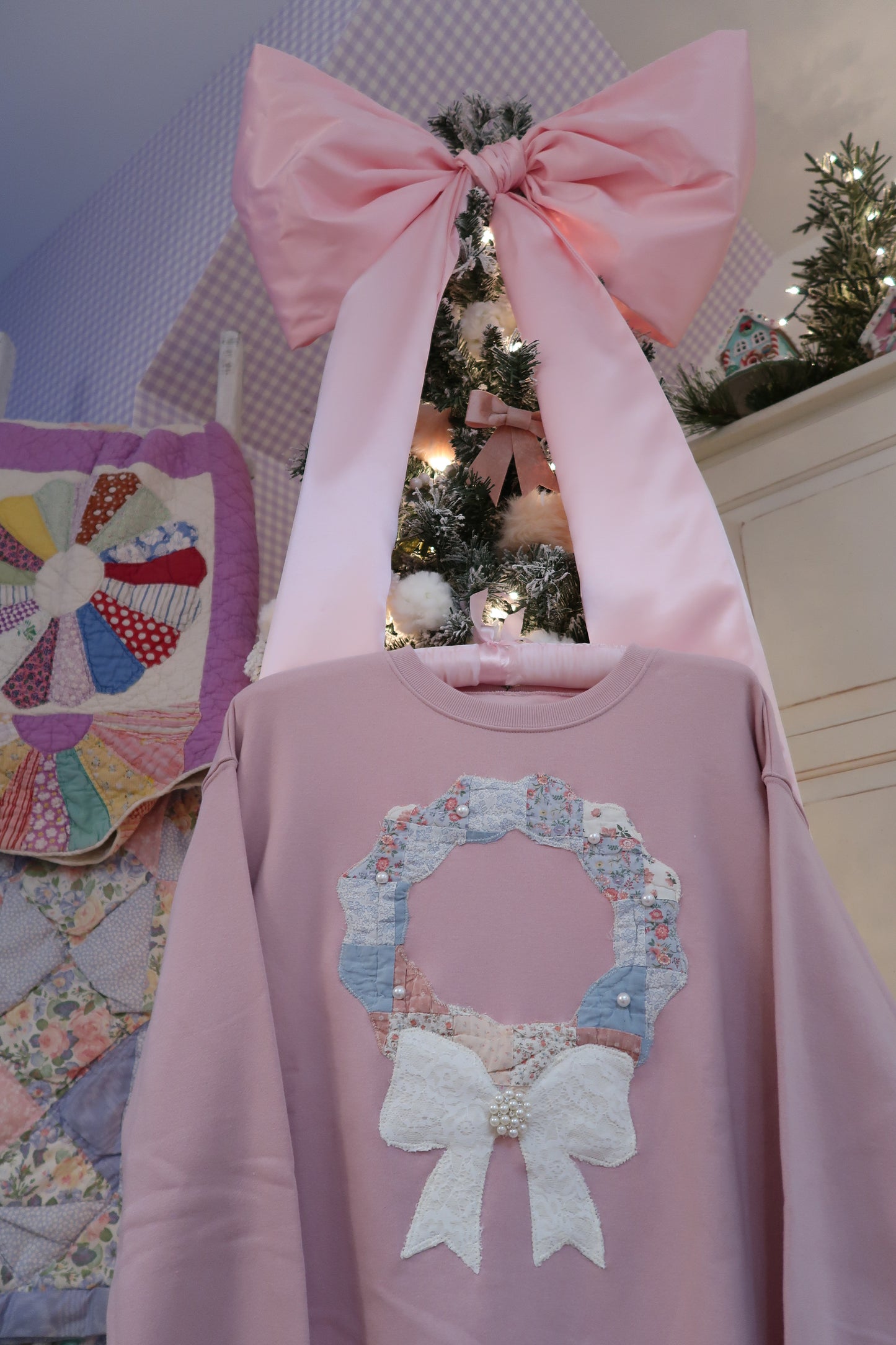 Large Quilted Wreath