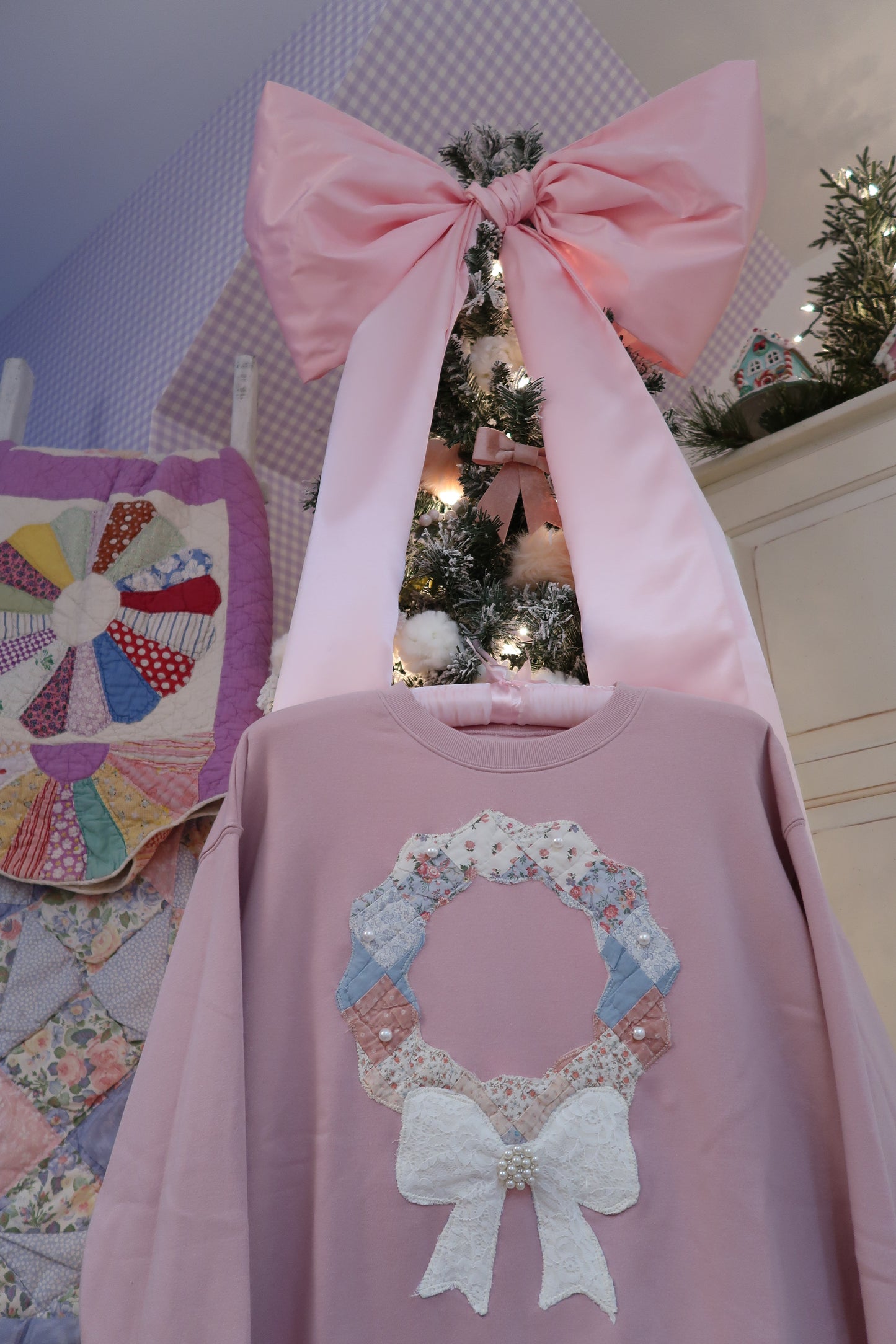 Large Quilted Wreath