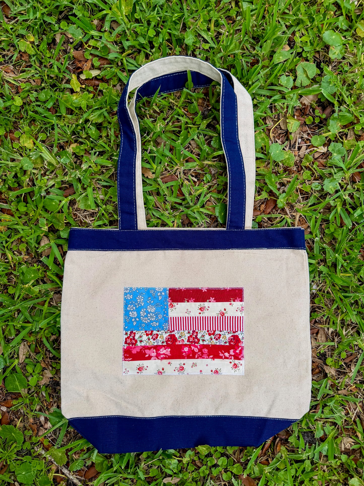 Quilted Flag Tote