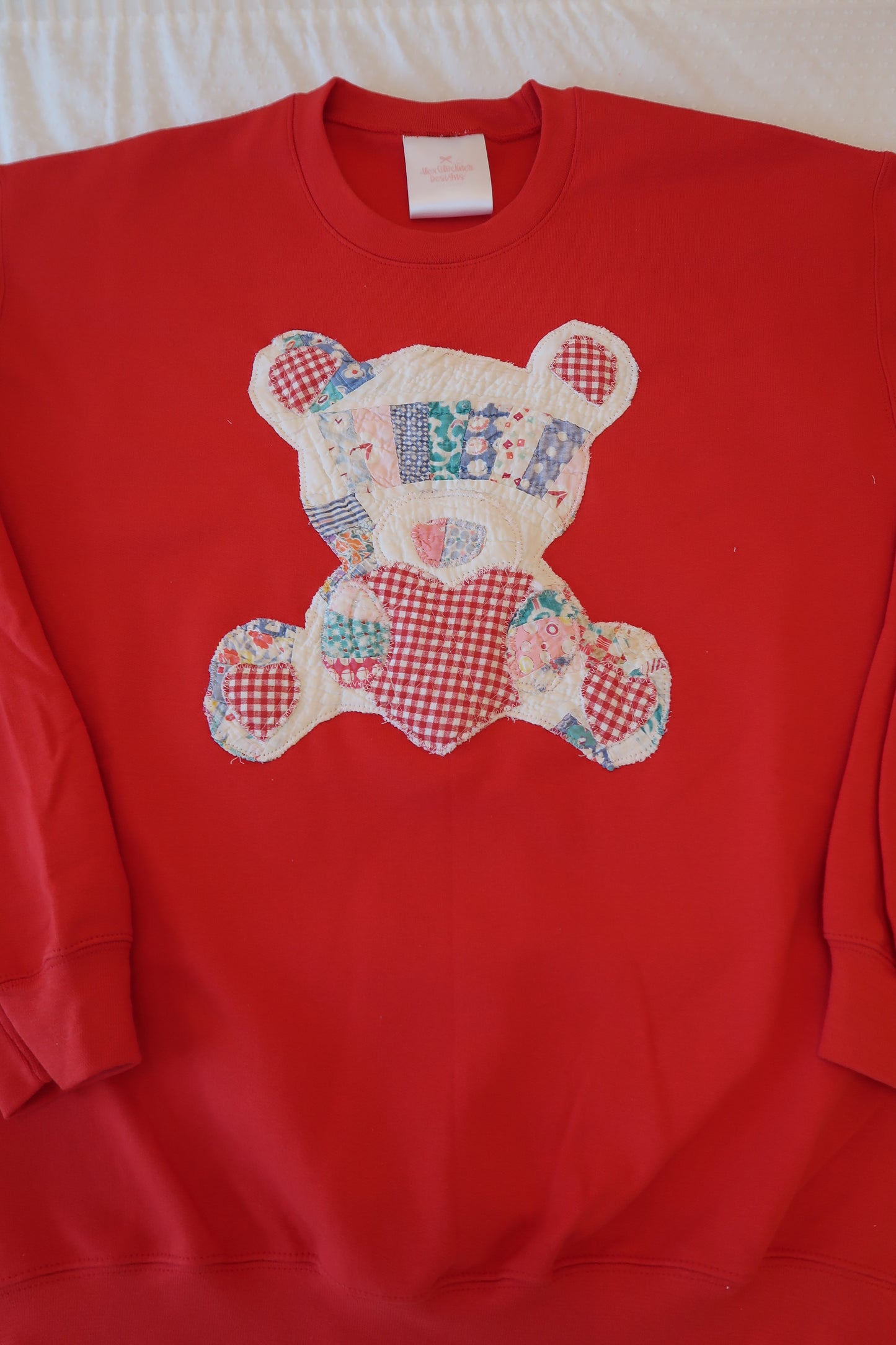 Medium Red Quilted Teddy