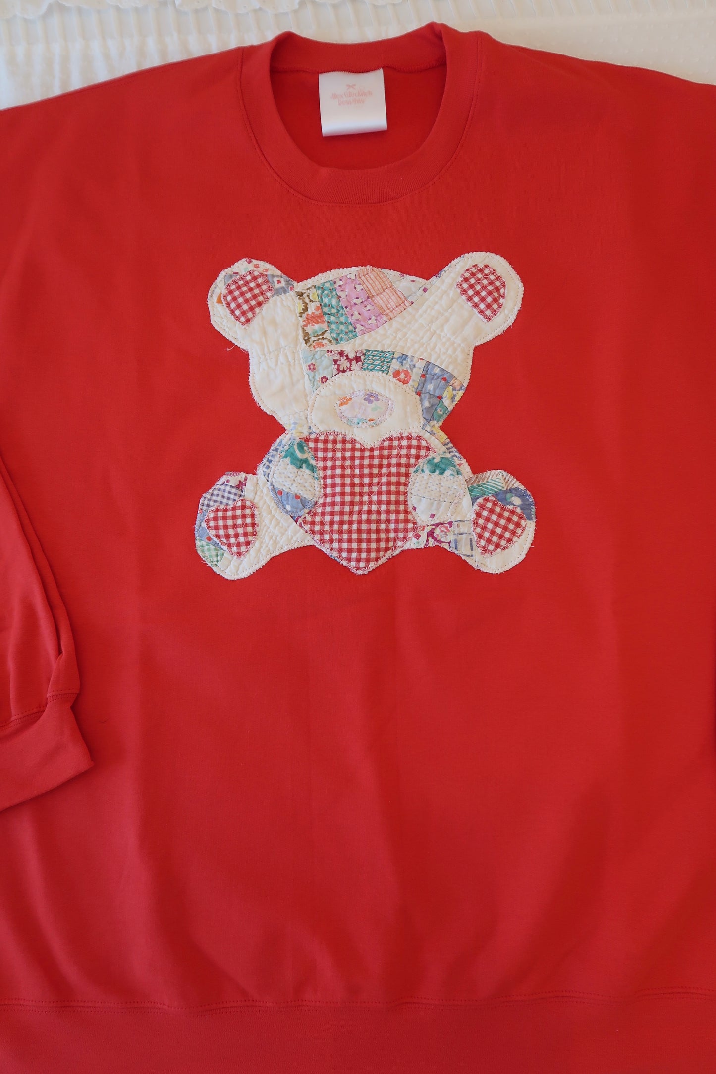 XL Red Quilted Teddy