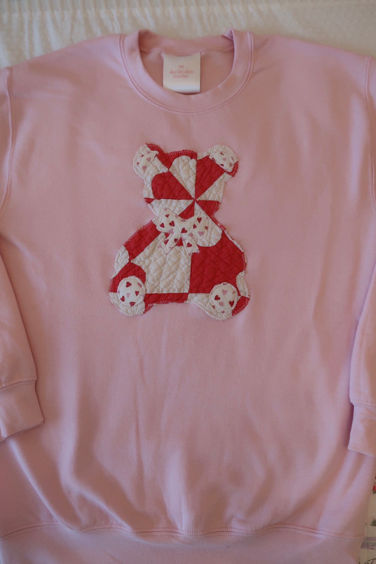 Small Pink Quilted Teddy