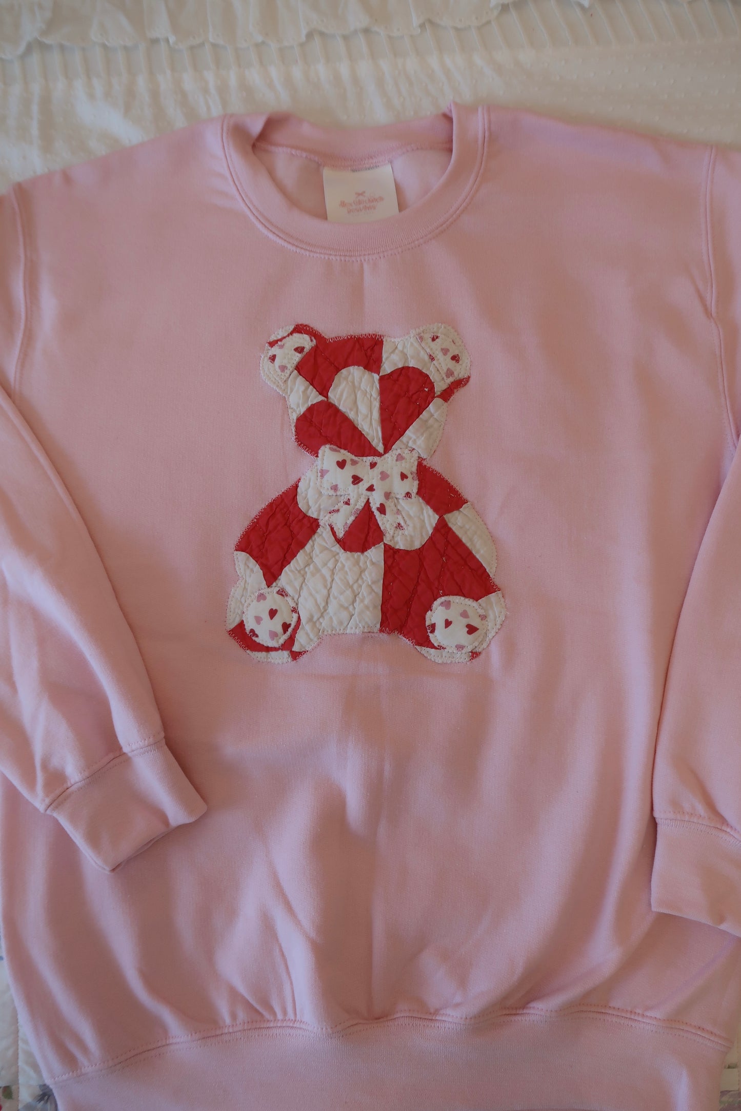 Small Pink Quilted Teddy