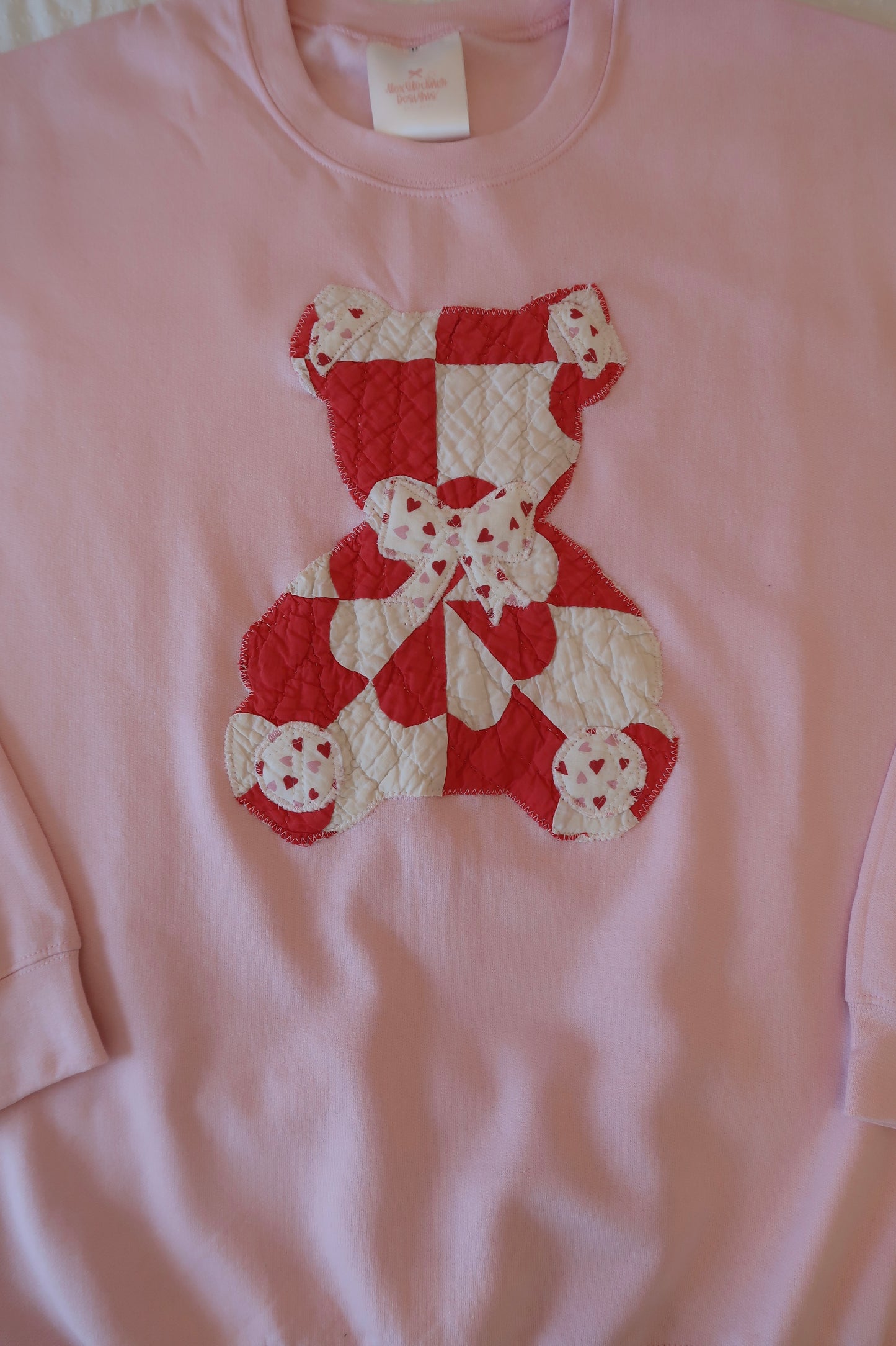 XL Pink Quilted Teddy