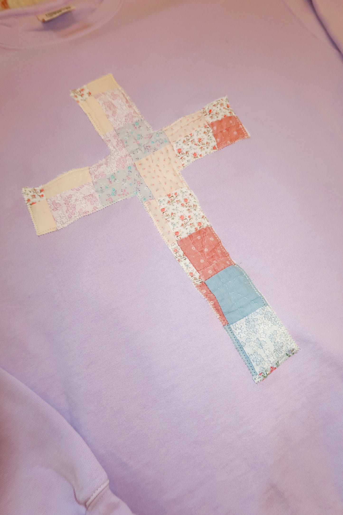 XL Quilted Cross Pullover
