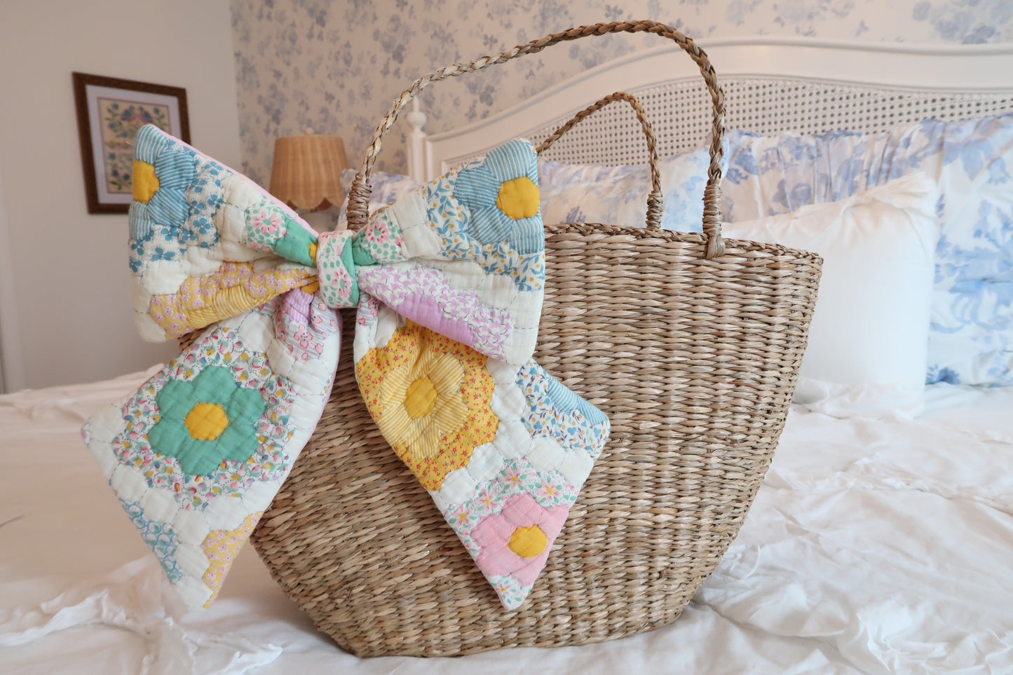 Quilted Bow Tote