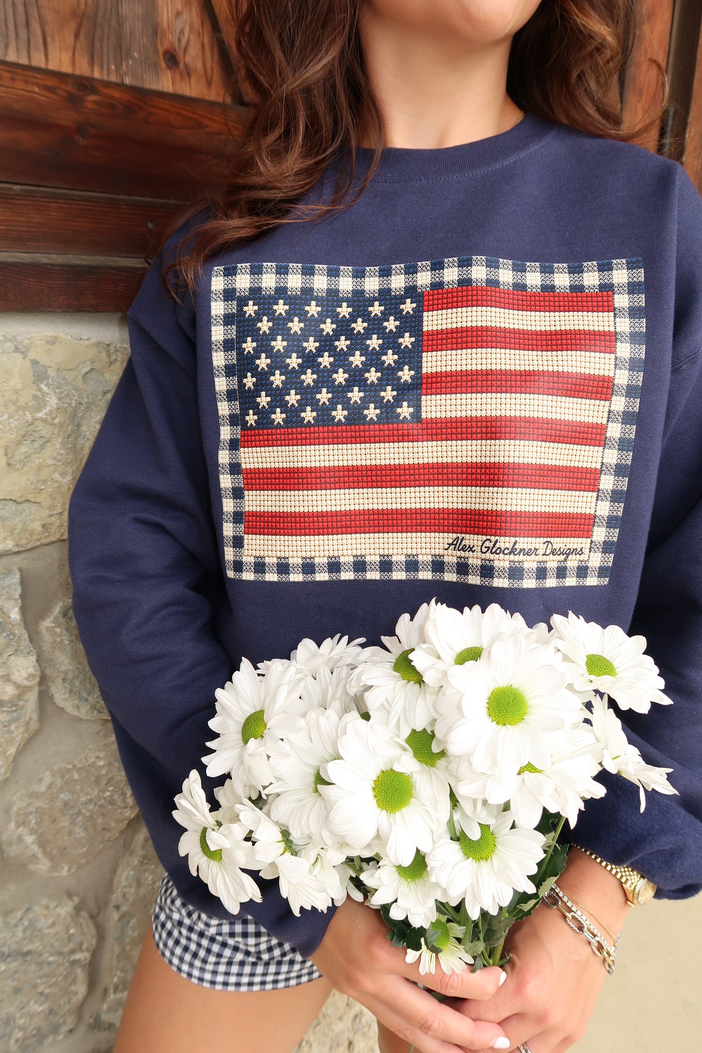 American Heirloom Navy Crewneck