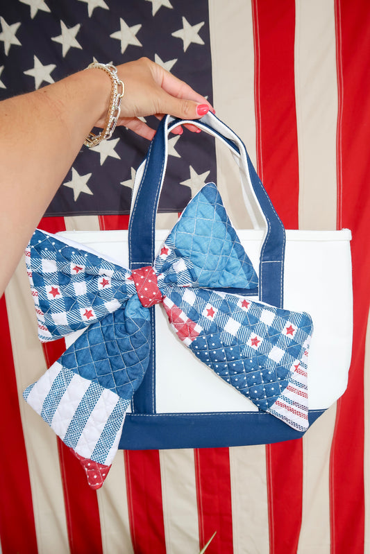 The Americana Bow Tote