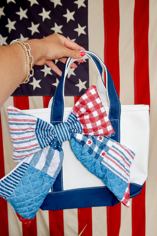 The Americana Bow Tote