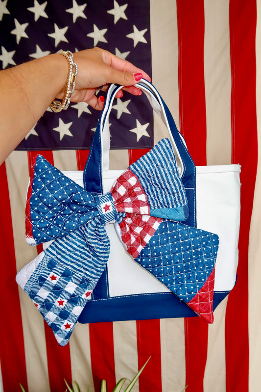 The Americana Bow Tote