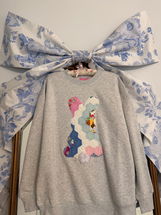 Medium Quilted Bunny Crew