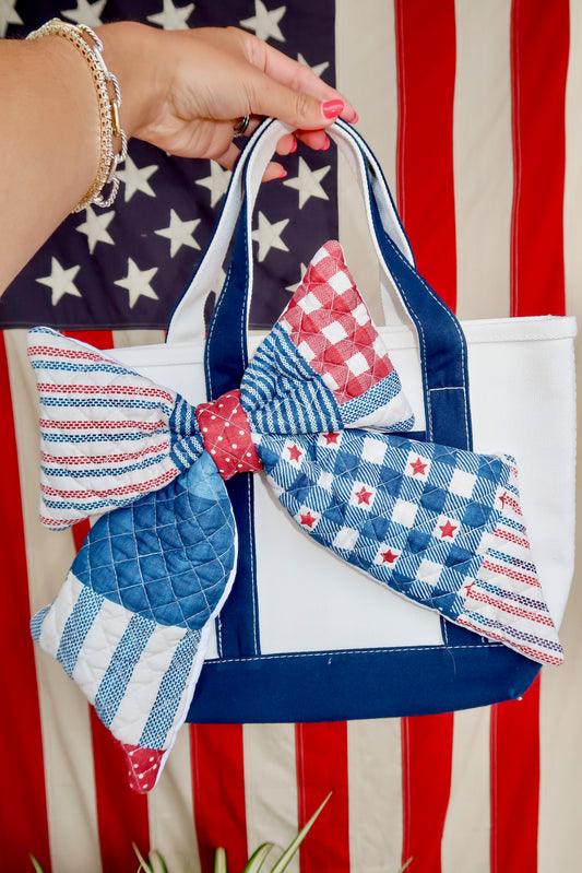 The Americana Bow Tote