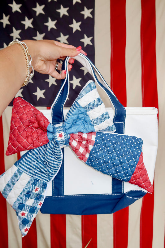 The Americana Bow Tote