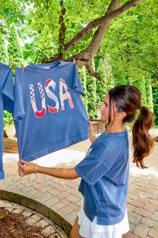 USA Patchwork Tee