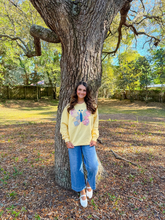 Blushing Butterfly Sweatshirt