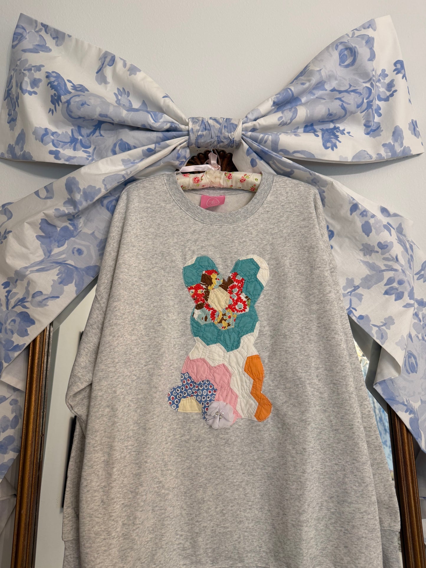 XXL Quilted Bunny Crew