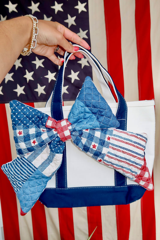 The Americana Bow Tote