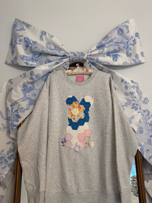 XL Quilted Bunny Crew