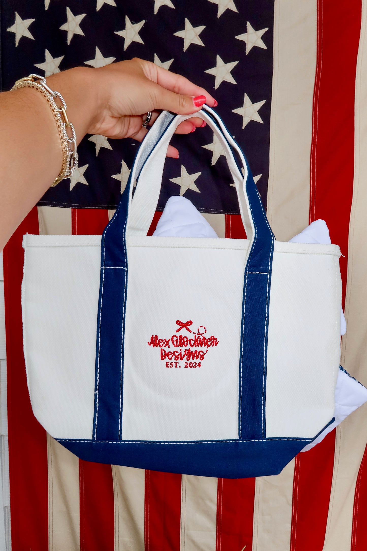 The Americana Bow Tote
