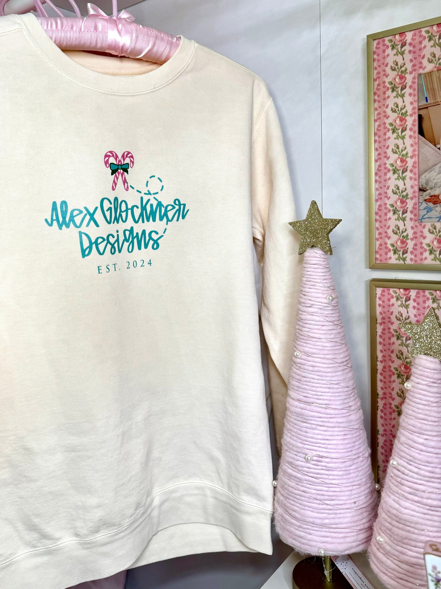 Alex Glockner Designs Christmas Logo Sweatshirt