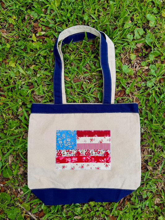 Quilted Flag Tote