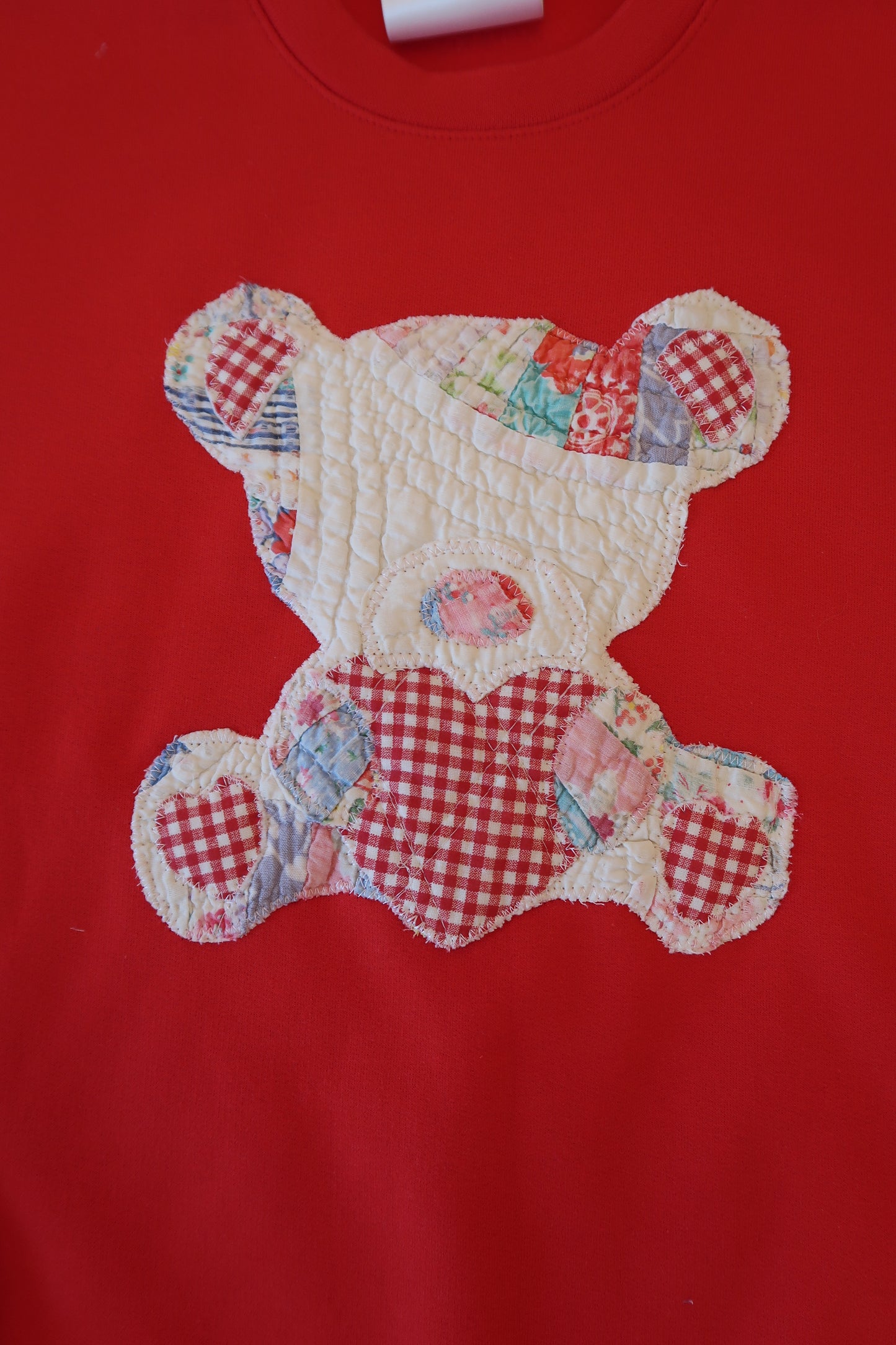 Medium Red Quilted Teddy