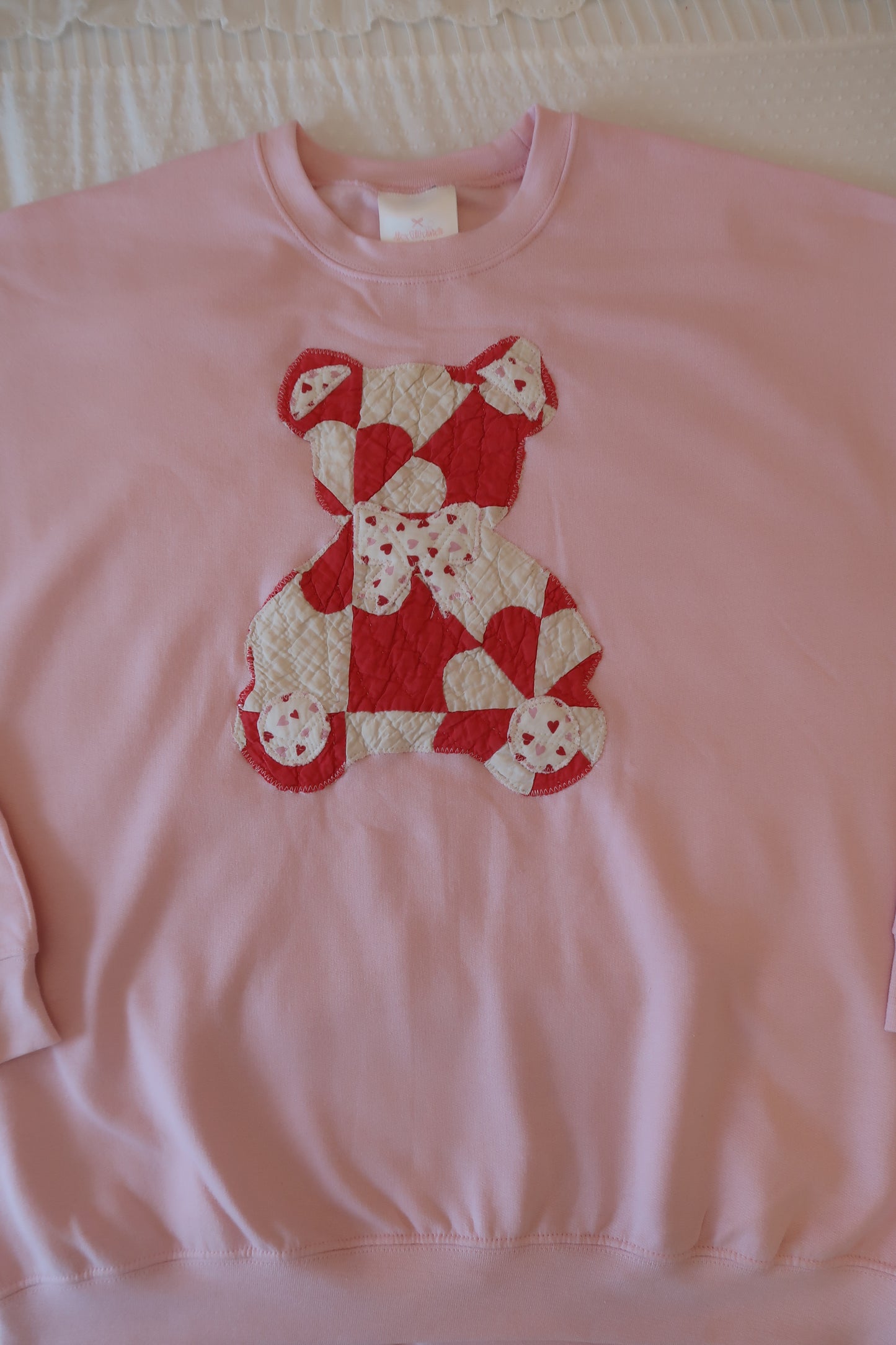 XL Pink Quilted Teddy