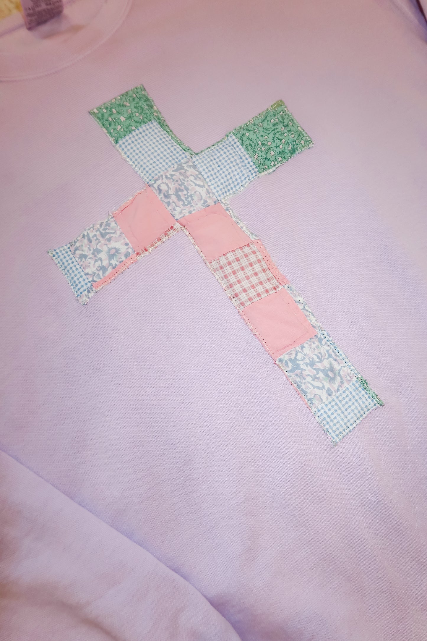 XXL Quilted Cross Pullover
