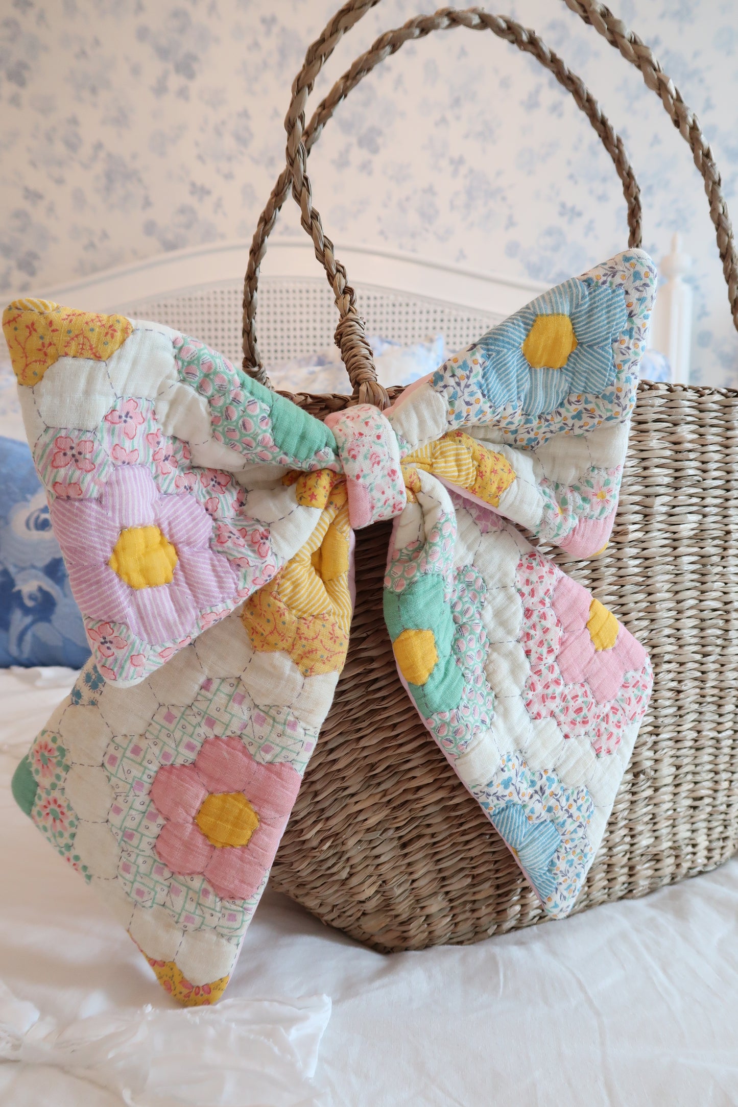 Quilted Bow Tote