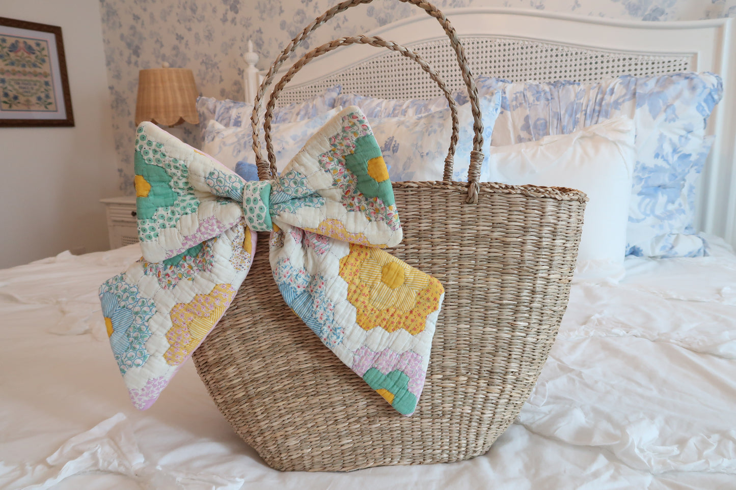 Quilted Bow Tote