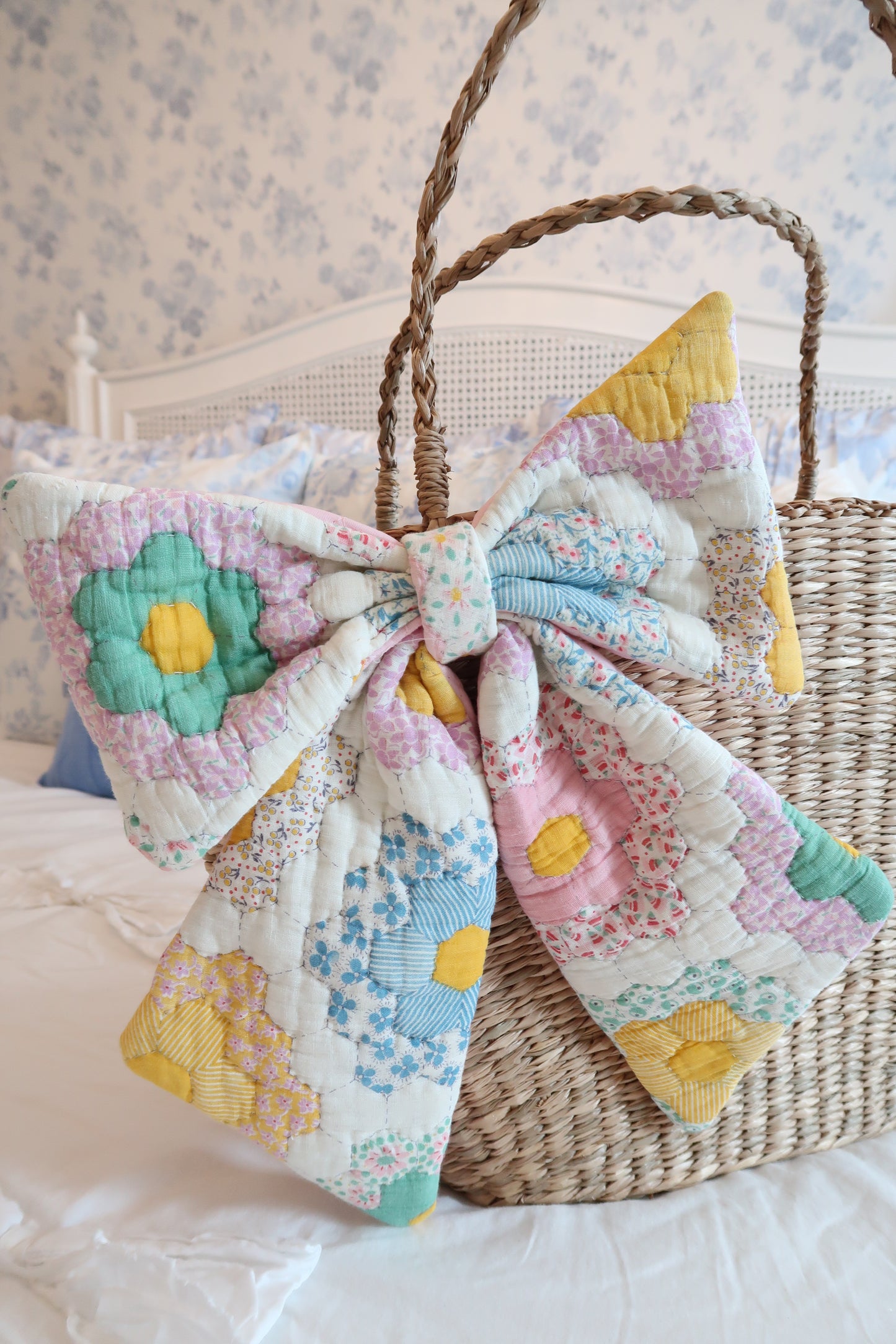 Quilted Bow Tote