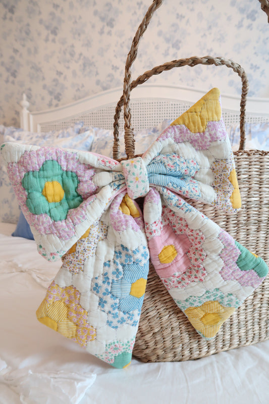 Quilted Bow Tote