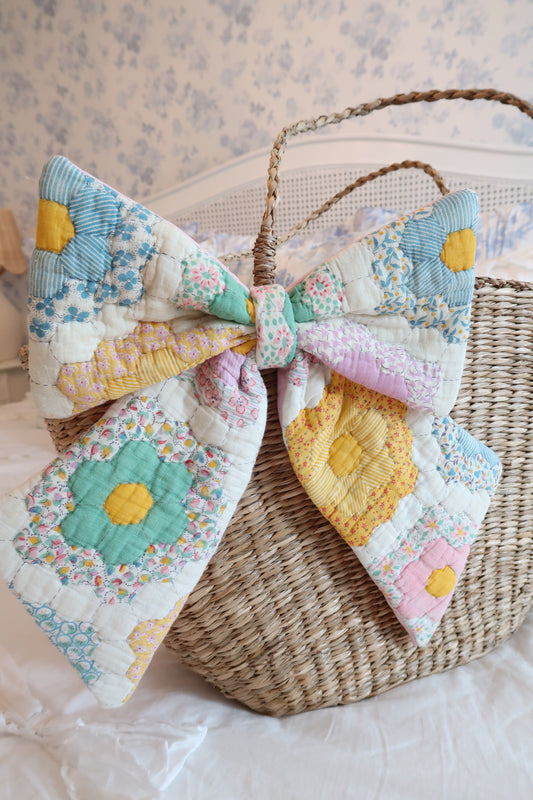 Quilted Bow Tote