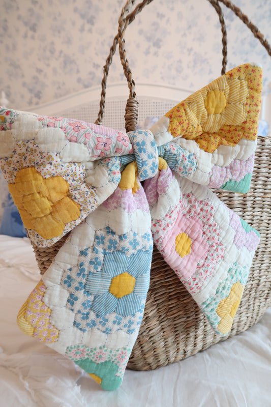 Quilted Bow Tote