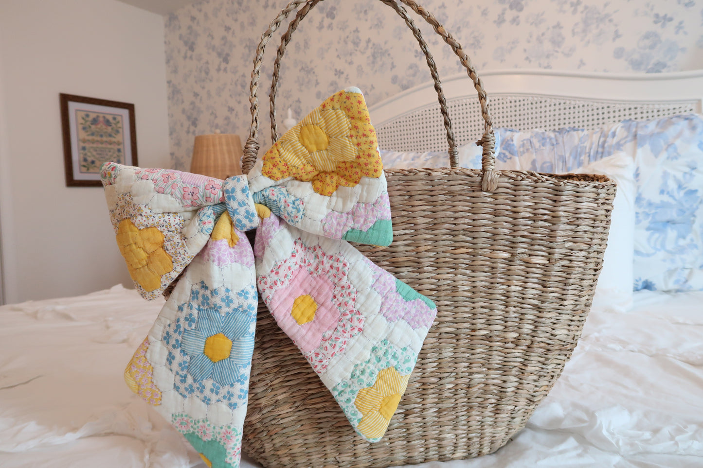 Quilted Bow Tote