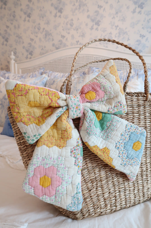 Quilted Bow Tote