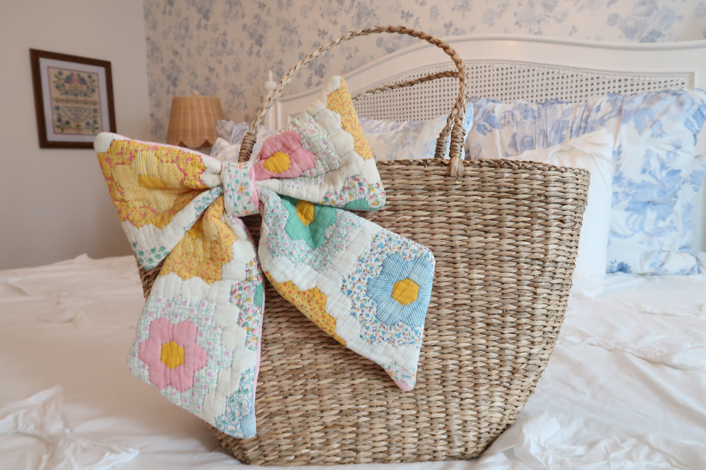 Quilted Bow Tote