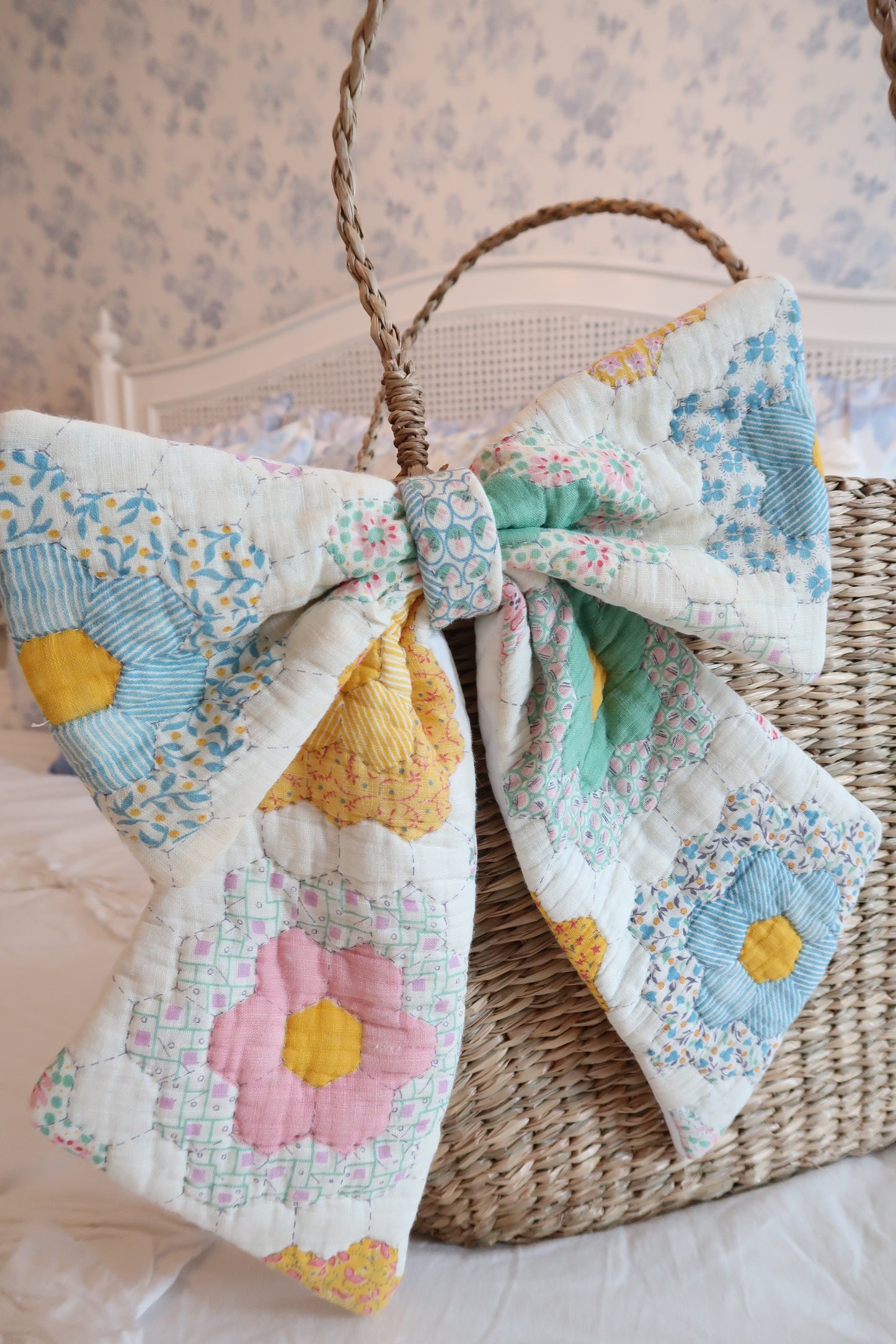 Quilted Bow Tote