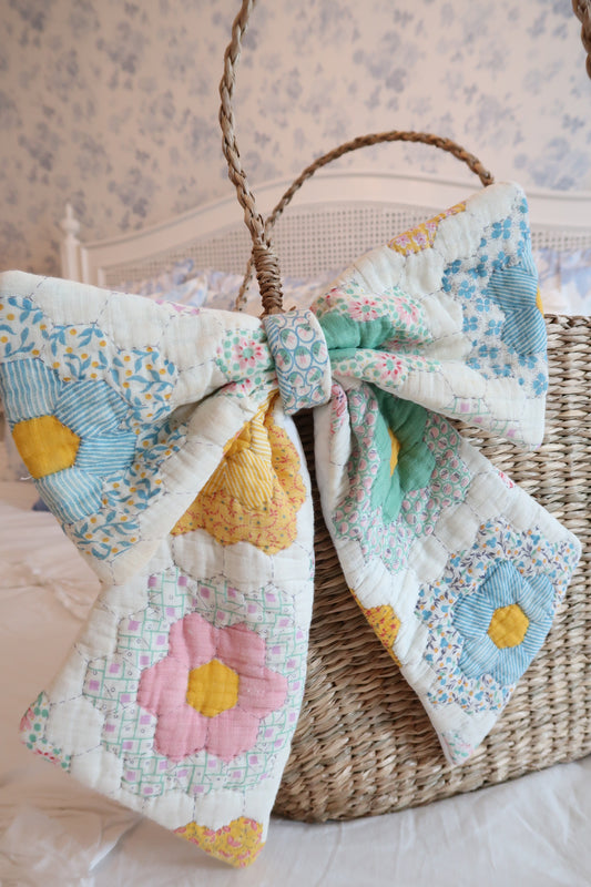 Quilted Bow Tote