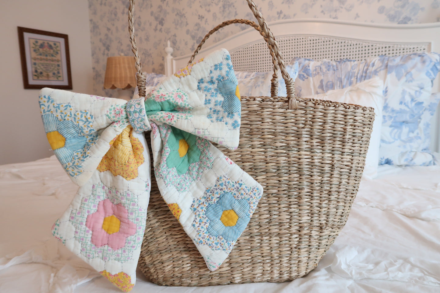 Quilted Bow Tote