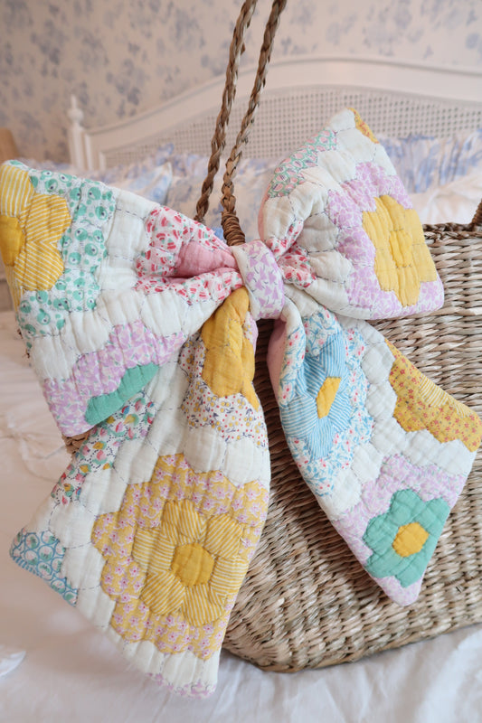 Quilted Bow Tote