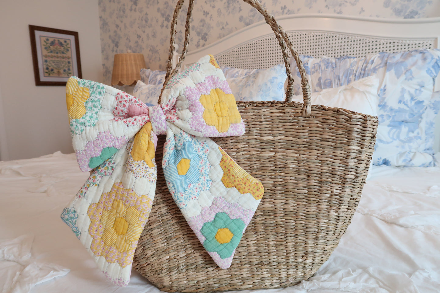 Quilted Bow Tote